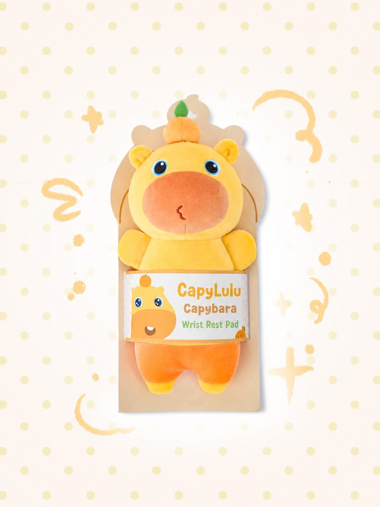 Officially Licensed Capybara Lulu Plush Wrist Rest Pad